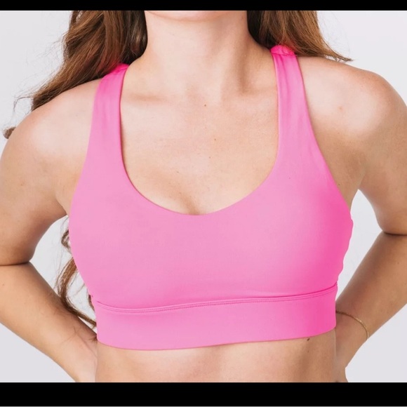 Hot pink Zyia light and tight bra that can be a swim top size M - Picture 4 of 5